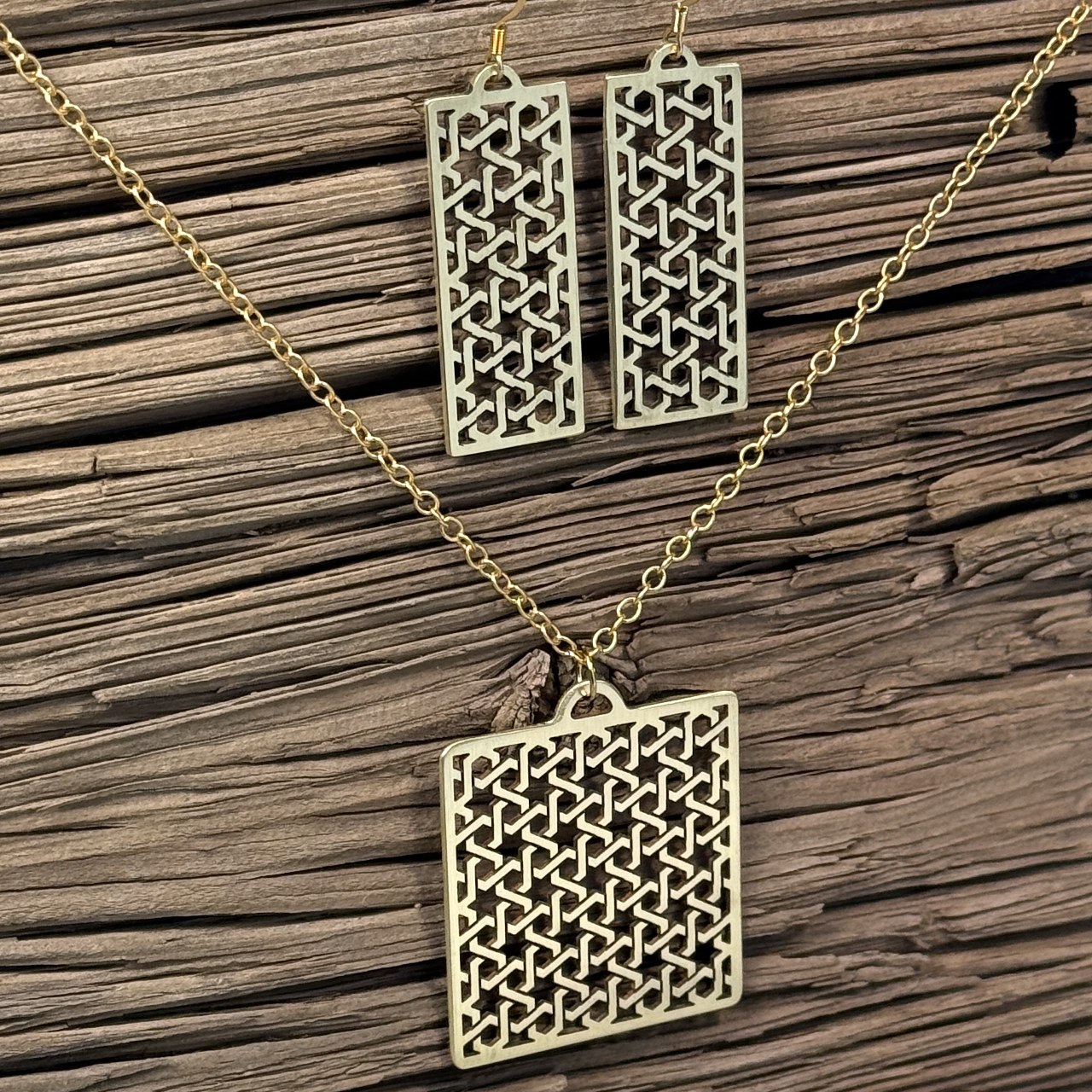 Girih Woven Long Set