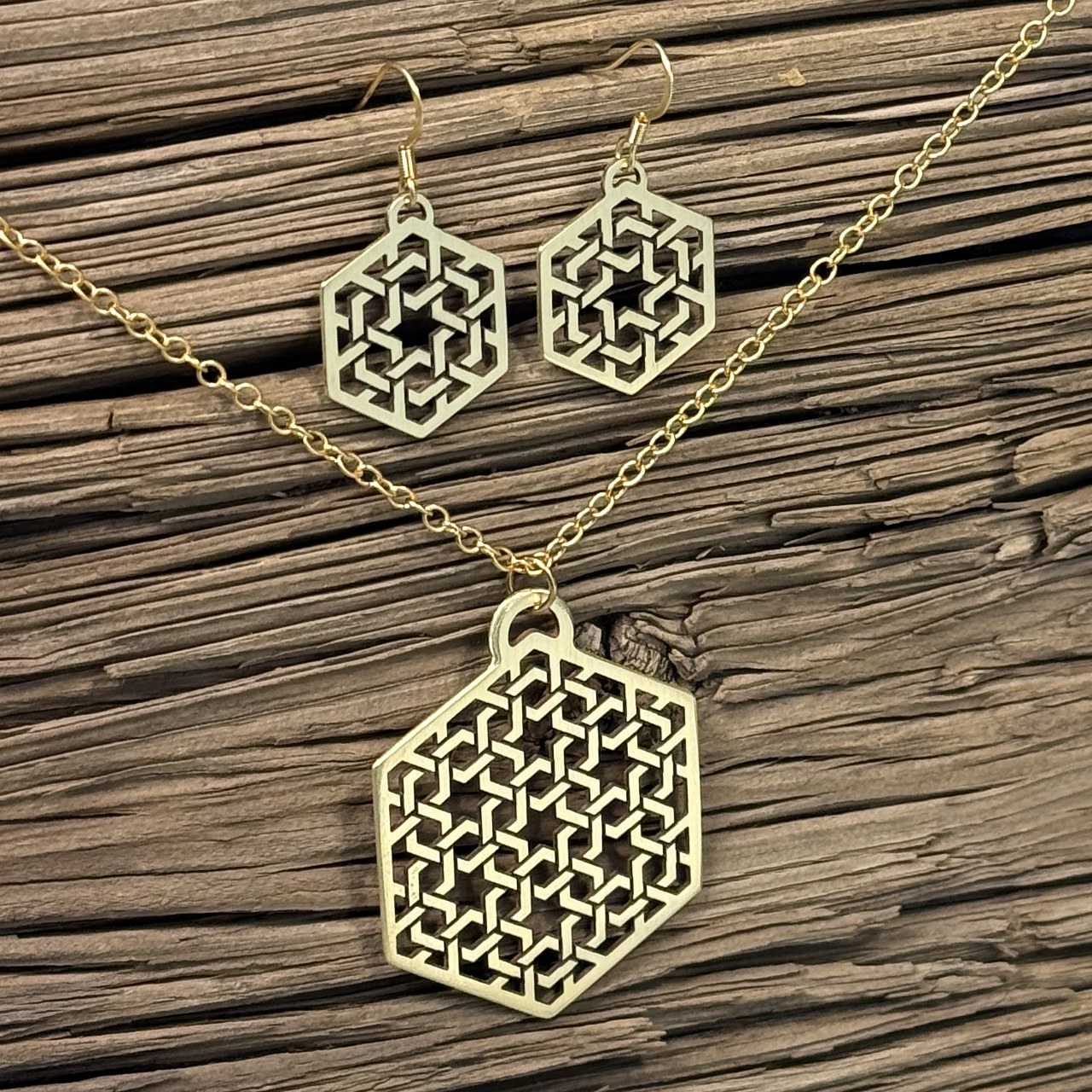 Star Lattice Woven Set